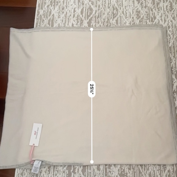 Vineyard Vines Striped Bottom Knit Poncho XS/S White & Grey - Picture 8 of 8